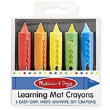 Little Folks Star Learning Mat Bundle with Crayons