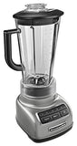 KitchenAid KSB1575CU 5-Speed Diamond Blender with 60-Ounce BPA-Free Pitcher - Contour Silver