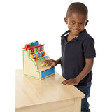 Melissa & Doug Sort & Swipe Toy Cash Register: Classic Toy + Free Scratch Art Mini-Pad Bundle (03378)