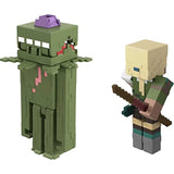 Mattel Minecraft Craft-a-Block 2-Pk, Action Figures (Explorer vs Whisperer)