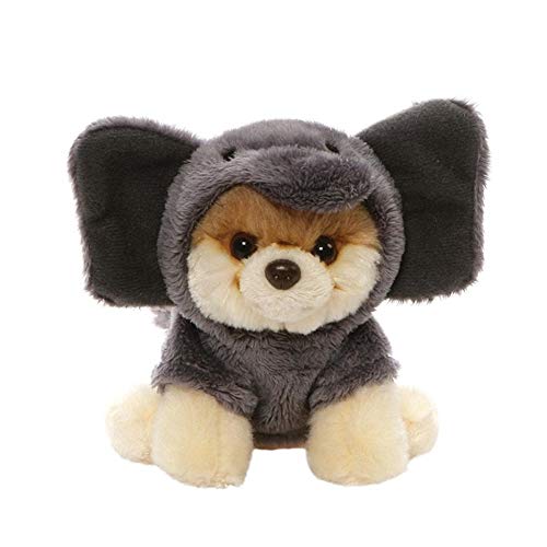 GUND World’s Cutest Dog Itty Bitty Boo #52 Elephant Plush 5” Stuffed Animal, Gray