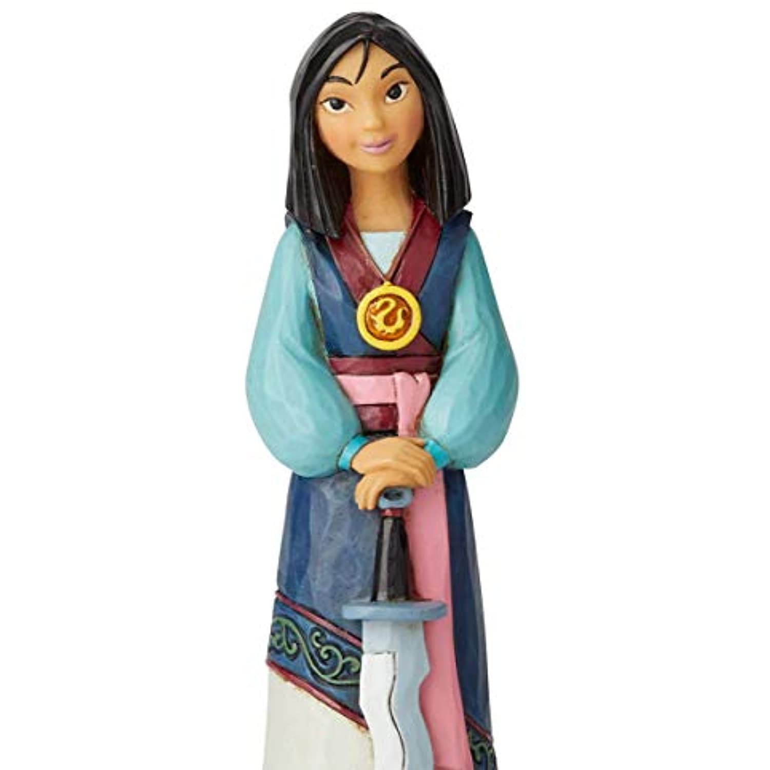 Enesco Disney Traditions by Jim Shore Princess Passion Mulan Figurine, 7.25 Inch, Multicolor