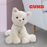 GUND Cozys Collection Cat Stuffed Animal Plush, White, 8"