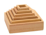 Guidecraft Stacking Rainbow Pyramid Blocks