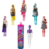 Barbie Color Reveal Doll with 7 Surprises: 4 Mystery Bags Contain Surprise Hair Piece, Skirt, Shoes & Earrings; Water Reveals Doll’s Look & Color Change on Bodice & Hair [Styles May Vary]