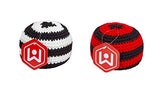 Wicked Big Sports Footbag-Gigantic Hacky Sack Fun For All Levels,colors may vary