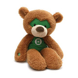 GUND DC Comics Universe Green Lantern Fuzzy Teddy Bear Stuffed Animal Plush, Brown, 14"