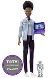 Barbie Mtiers de l'anne, poupe ingnieure en robotique brune avec coupe afro, jouet pour enfant, FRM10