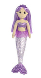 Aurora World Sea Sparkles Amethyst Mermaid Plush