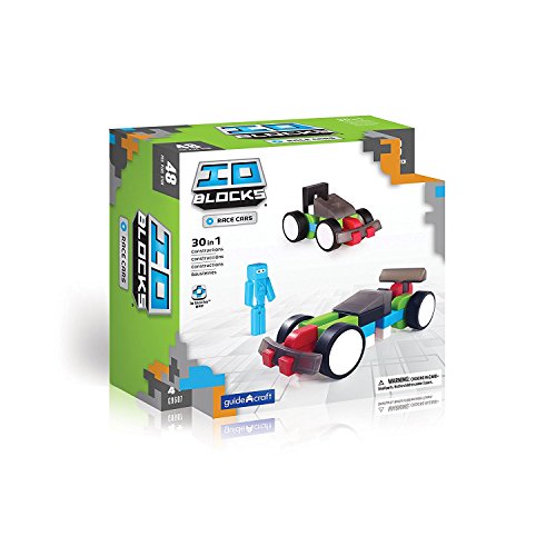 Guidecraft IO Blocks Race Cars - 48 pc. Set