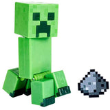 Minecraft Creeper 3.25" Scale Scale Video Game Authentic Action Figure with Accessory and Craft-a-Block