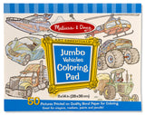 Melissa & Doug Jumbo Coloring Pad - Vehicles 4205