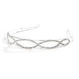 Unique Open Braid Rhinestone Prom Headband