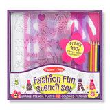 Melissa & Doug Fashion Fun Stencil Set 4222