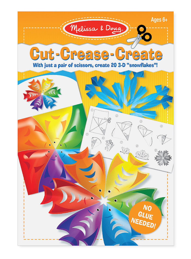 Melissa & Doug Cut Crease Create - Snowflakes