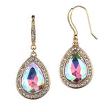 Best Selling Prom or Bridesmaids Pear Shaped Earrings with Crystal Accents 4247E