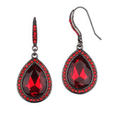 Best Selling Prom or Bridesmaids Pear Shaped Earrings with Crystal Accents 4247E