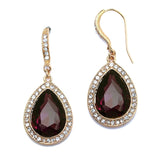 Best Selling Prom or Bridesmaids Pear Shaped Earrings with Crystal Accents 4247E