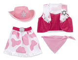 Melissa & Doug Cowgirl Role Play Costume Set 4272