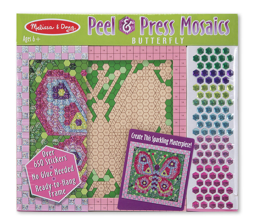 Melissa & Doug Peel & Press Sticker by Number - Butterfly