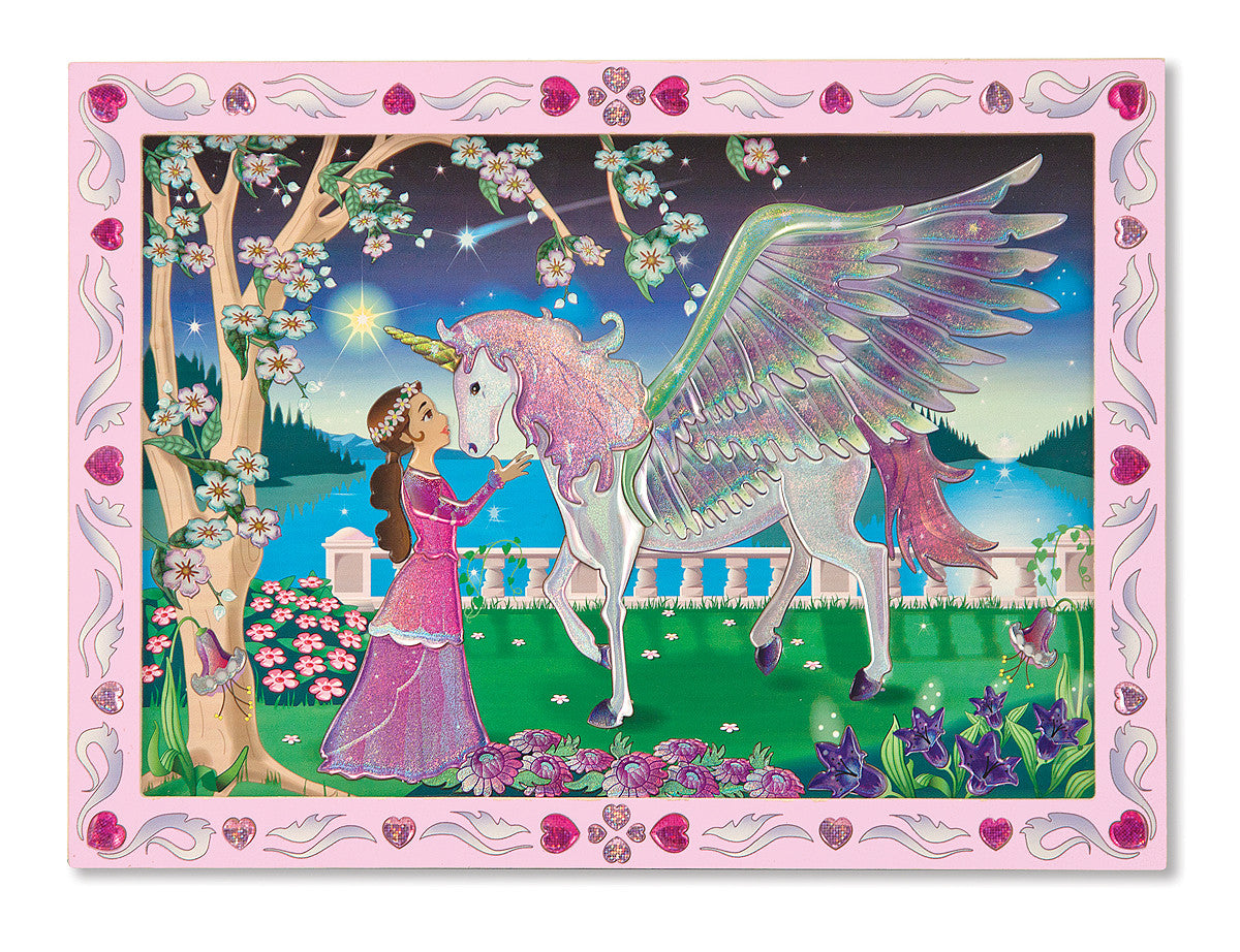 Melissa & Doug Peel & Press Sticker by Number - Mystical Unicorn