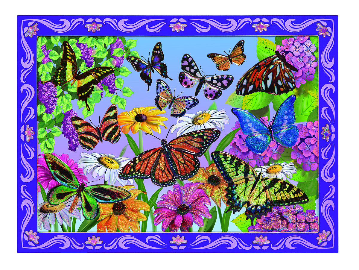 Melissa & Doug Peel & Press Sticker by Number - Butterfly Sunset