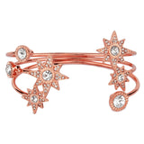 Celestial Stars Bridal or Prom Crystal Cuff Bracelet 4346B