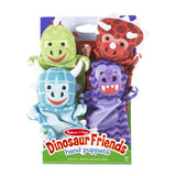 Melissa & Doug Dinosaur Friends Hand Puppets (Set of 4)