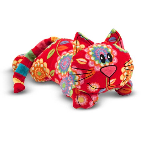 Melissa & Doug Toby Cat - Patterned Pal Stuffed Animal