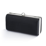 Micropave Crystal Bridal Clutch Evening Bag in Hematite 4390EB-HM-S