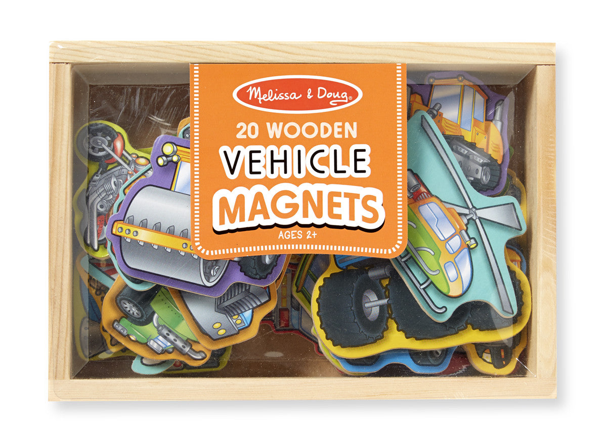 Melissa & Doug Wooden Vehicle Magnets 8588