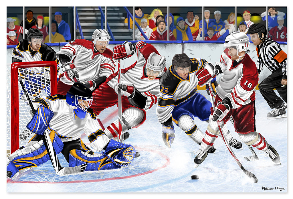 Melissa & Doug Slap Shot! Floor Puzzle - 48pc