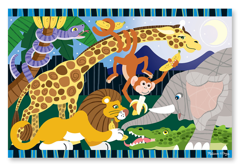 Melissa & Doug Safari Social Floor Puzzle (24 pc)