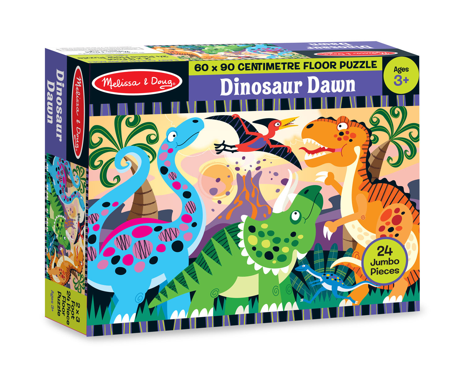 Melissa & Doug Dinosaur Dawn Floor Puzzle (24 pc)