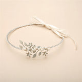 Baby Pearl Floral Sprigs Hand-Made Designer Headband 4445HB-S-I