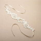Handmade European Lace Open Vine Bridal Headband 4451HB-LTI