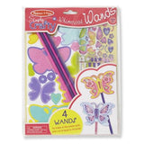 Melissa & Doug Simply Crafty Whimsical Wands Kit With Stickers, Pre-Cut Shapes, Foam Sticky Tabs