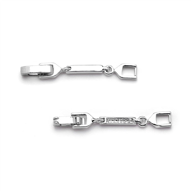 1 1/4" Necklace Extender Plated in Genuine Rhodium Plated 4494M-S