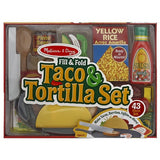 Toddler Melissa & Doug Fill & Fold Taco & Tortilla Set