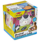 Melissa and Doug Kids' Musical Farmyard Cube Toy