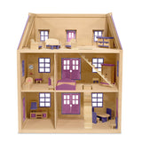 Melissa & Doug Multi-Level Wooden Dollhouse 4570