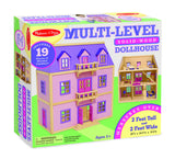 Melissa & Doug Multi-Level Wooden Dollhouse 4570