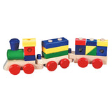 Melissa & Doug Stacking Train - Classic Wooden Toddler Toy (18pc)