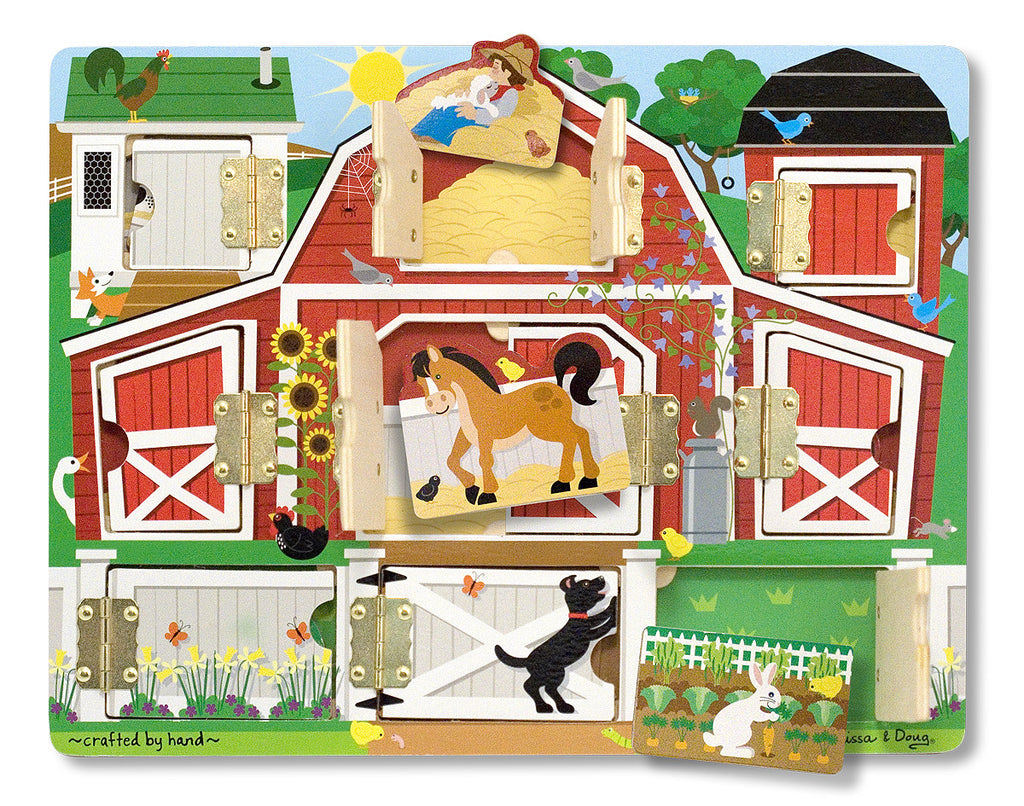 Melissa & Doug Magnetic Farm Hide & Seek Board 4592