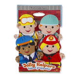 Melissa and Doug Kids' Jolly Jobs Hand Puppets Set