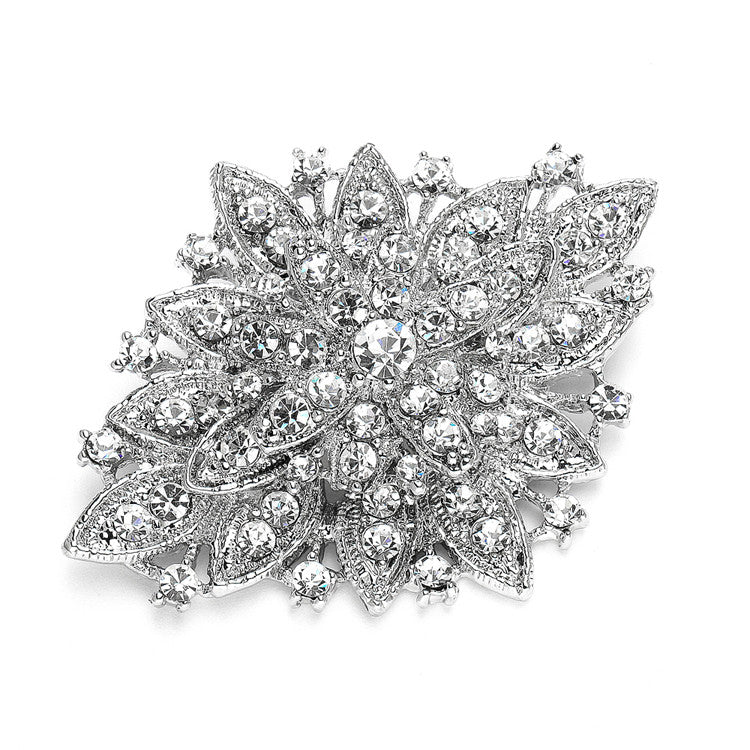 Best Selling Vintage Floral Bridal Brooch 471P