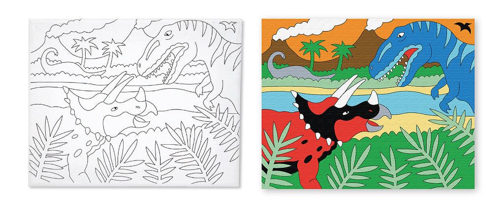 Melissa & Doug Canvas Creations - Dinosaur