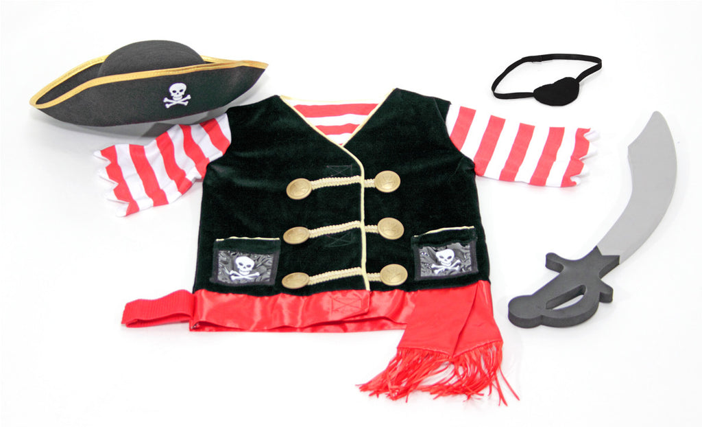 Melissa & Doug Pirate Role Play Costume Set 4848