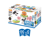 LaQ Basic Series - Basic 2400 Pastel LAQ000149 by LaQ Blocks