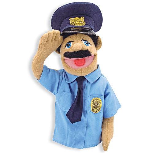 Melissa & Doug Police Officer Puppet With Detachable Wooden Rod